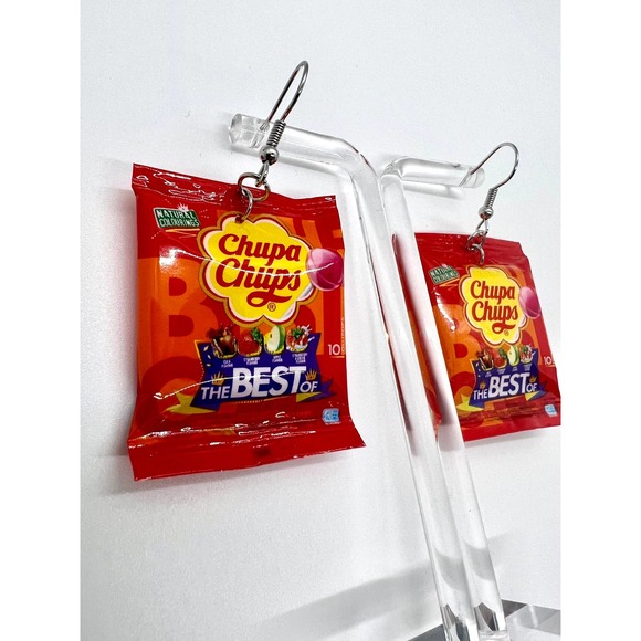 Chupa Chups Earrings - Lolli Pops Candy Earrings - Mini Brands Earrings - Picture 5 of 7